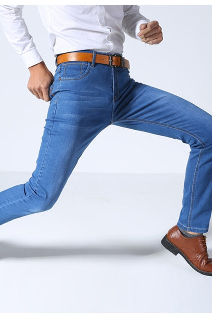 Stretchy Blue Men's Jeans