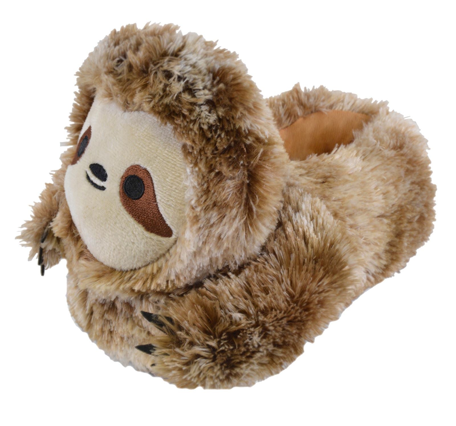 3D Kids' Sloth Novelty Slippers