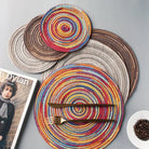 Boho Woven Round Table Placemats