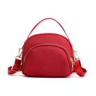 Compact Women's Crossbody Handbag Red