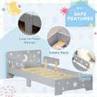 Cosmic Star and Moon Toddler Bed