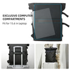 Expandable USB Waterproof Men's Backpack