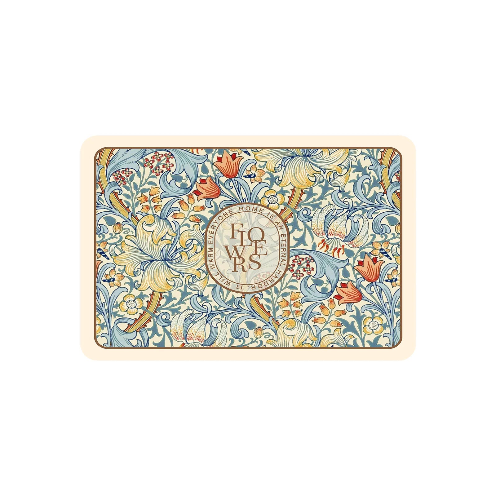 Floral Diatom Quick-Dry Bath Mat