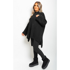 High Neck Knit Ladies Jumper Black