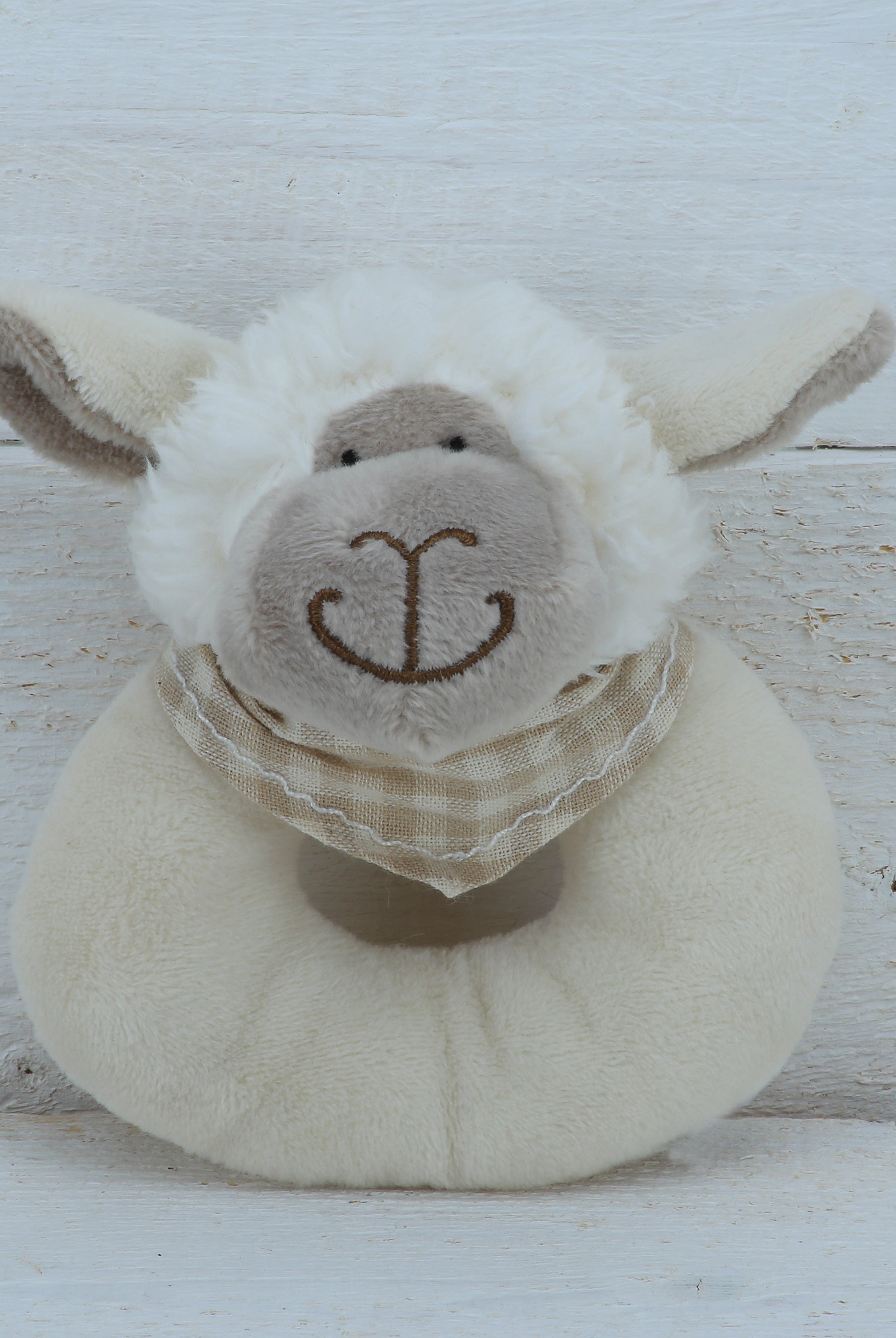 Plush Sheep Baby Rattle