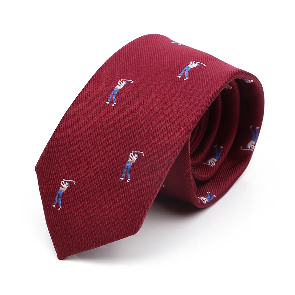 Men's Conversational Necktie | 6cm Slim Design