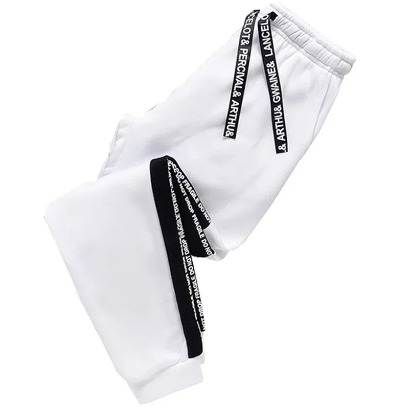 Men's Urban Tracksuit Set White Joggers