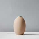 Morandi-Inspired Matte Ceramic Vase - Brown