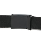 Plaid Men's Canvas Belt Black