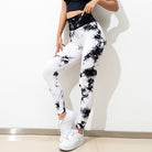 Stylish High-Waist Workout Leggings White