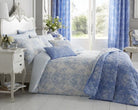 Toile Cotton Duvet Cover Set Blue