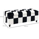 Velvet Button-tufted Storage Ottoman