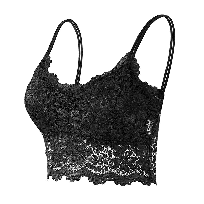 Women's Lace Bralette Black