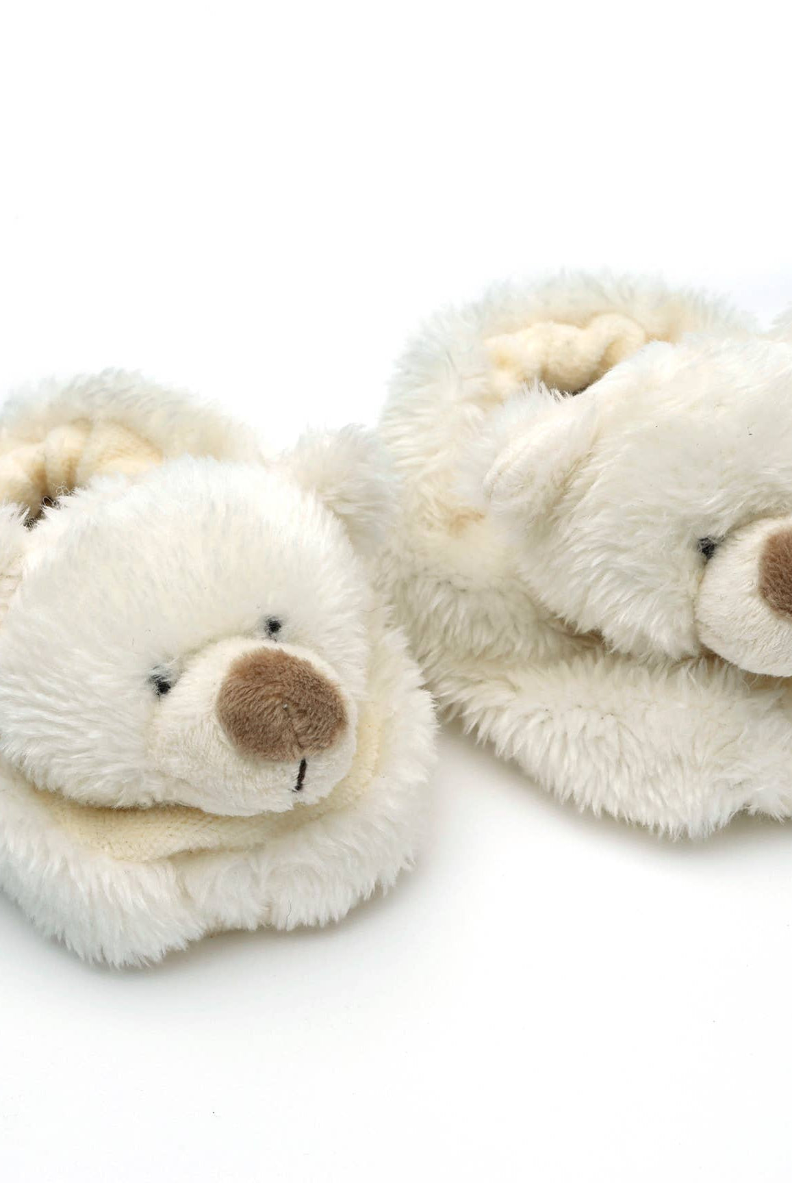 Plush Bear Baby Slippers (0-6 Months)