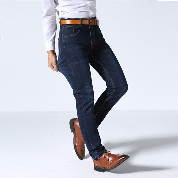 Classic Stretchy Denim Jeans för män